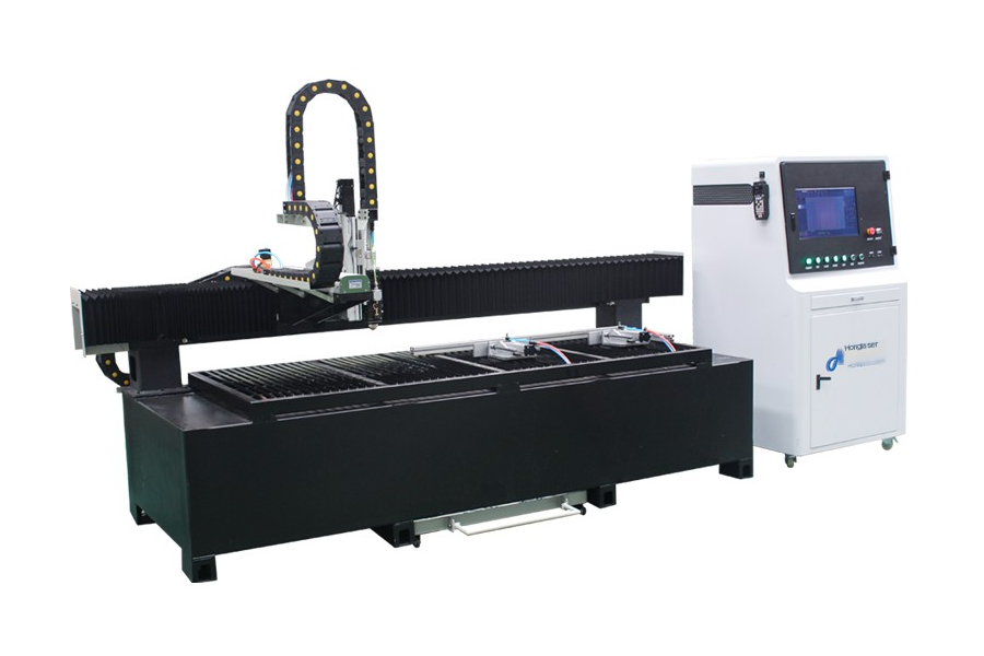 Small flat fiber laser cutting machine